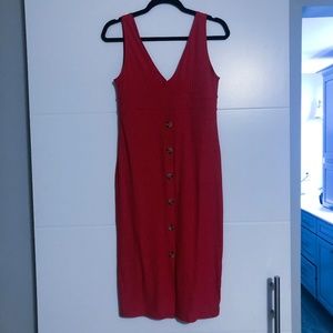 Midi length dress